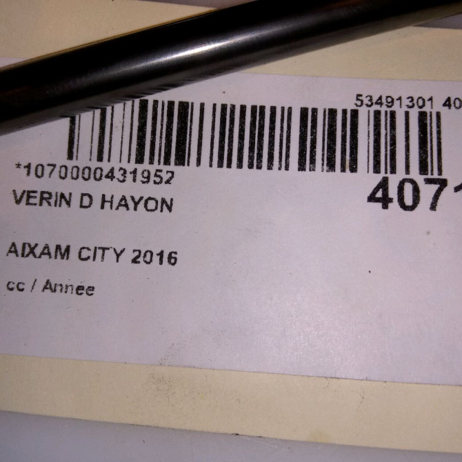 Verin droit hayon occasion CITY 3