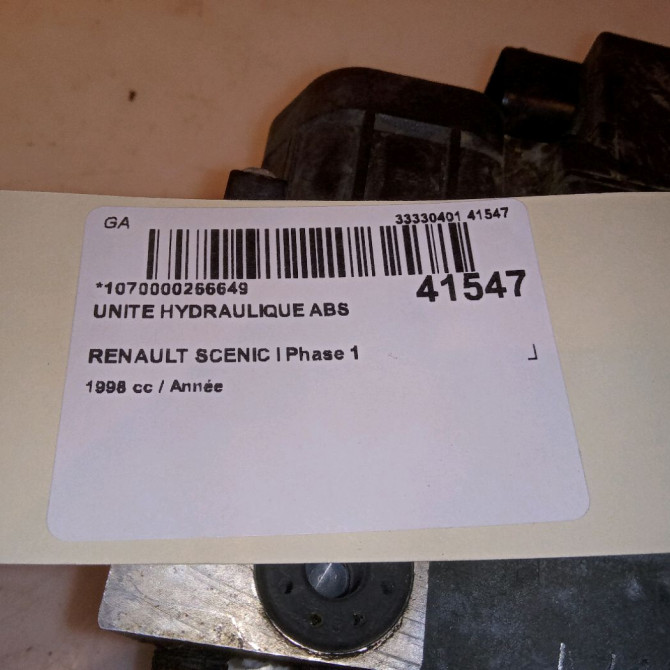 Unité hydraulique ABS occasion RENAULT SCENIC I Phase 1 09-1996->08-1999 7701205026 5