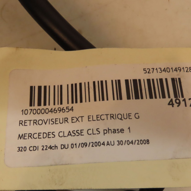 Retroviseur exterieur electrique gauche occasion MERCEDES CLASSE CLS Phase 1 04-1995->04-1999 320 CDI 224ch 2198100376 5