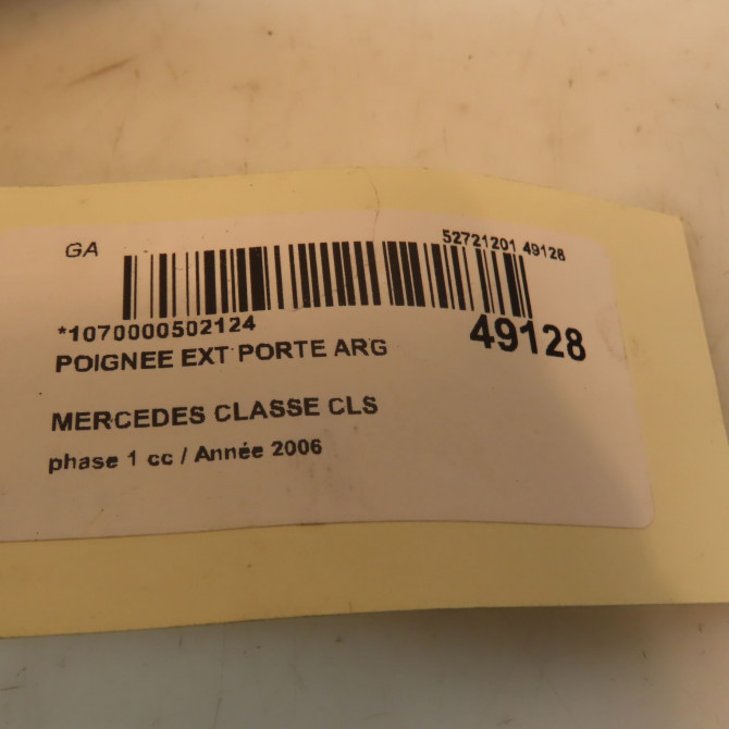 Poignee ext porte arg occasion MERCEDES CLASSE CLS Phase 1 04-1995->04-1999 320 CDI 224ch 3
