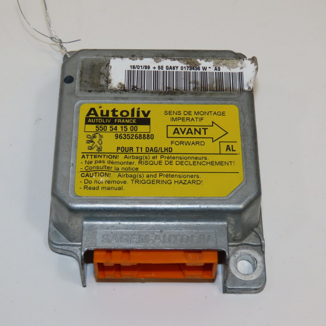 Boitier pyrotechnique occasion PEUGEOT 206 Phase 1 09-1998->03-2009 1.4i 6545GT 1