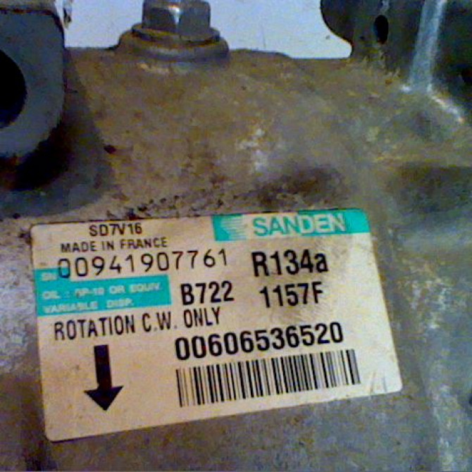 Compresseur air conditionne occasion ALFA ROMEO 147 Phase 1 09-2000->09-2004 60653652 2