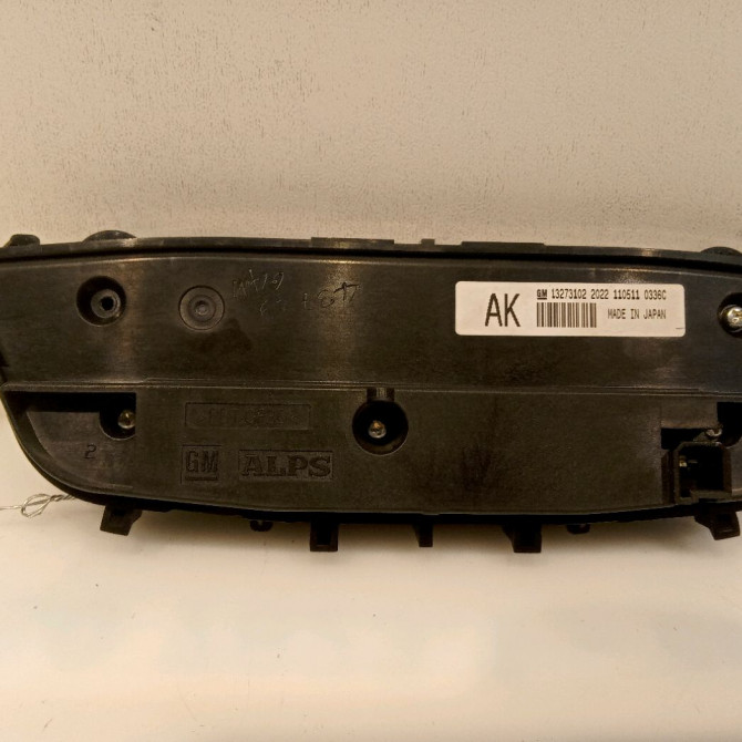 Commande de chauffage occasion OPEL INSIGNIA Phase 1 01-2009->03-2013 20965498 2