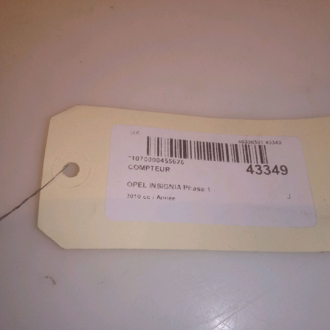 Compteur occasion OPEL INSIGNIA Phase 1 01-2009->03-2013 4