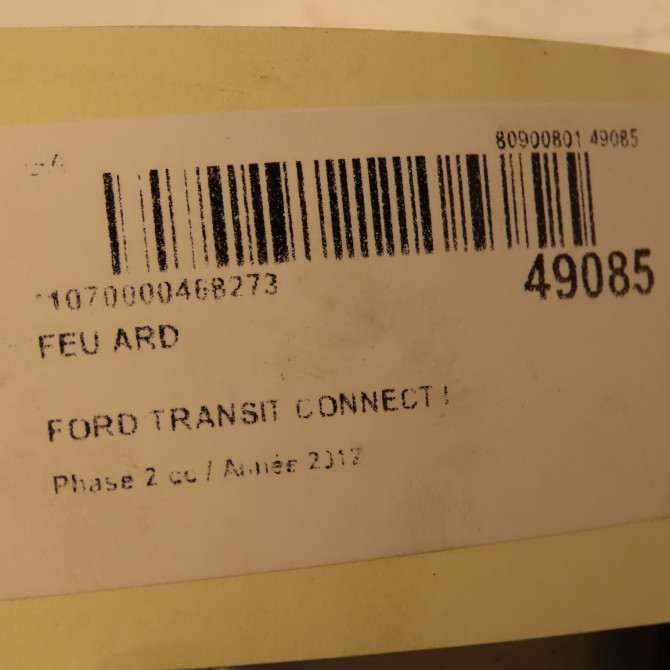 Feu arrière droit occasion FORD TRANSIT CONNECT I Phase 2 04-2009->... 1.8 TDCI 90ch 1927114 4