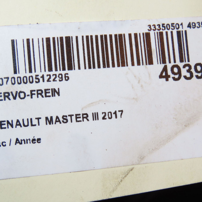 Servo-frein occasion RENAULT MASTER III Phase 2 06-2014->... 2.3 DCI 145ch 472109102R 3