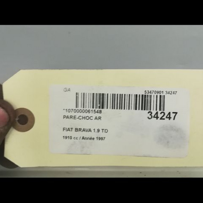 Pare-choc arrière occasion FIAT BRAVA I Phase 1 09-1995->12-2001 JTD 105ch 712896099 4