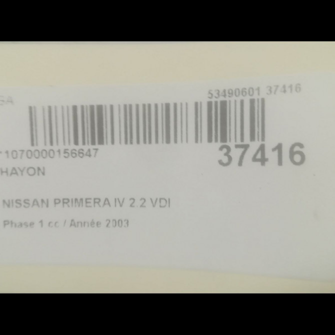 Hayon occasion NISSAN PRIMERA IV Phase 1 03-2002->04-2006 2.2 VDI 90100AU232 3