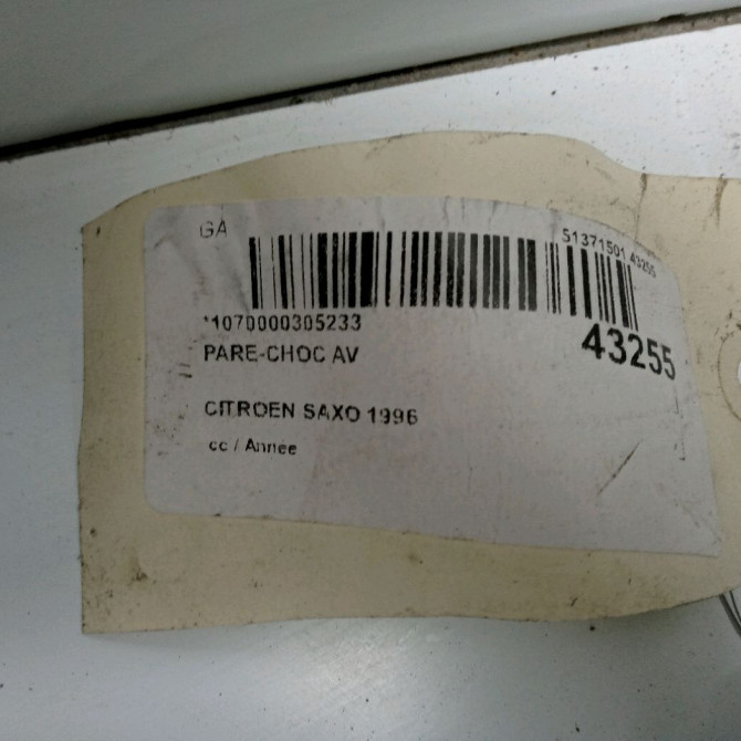 Pare-choc avant occasion  7401Y5 5