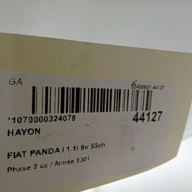 Hayon occasion FIAT PANDA I Phase 2 03-1986->09-2003 1.1i 8v 55ch 7779735 3