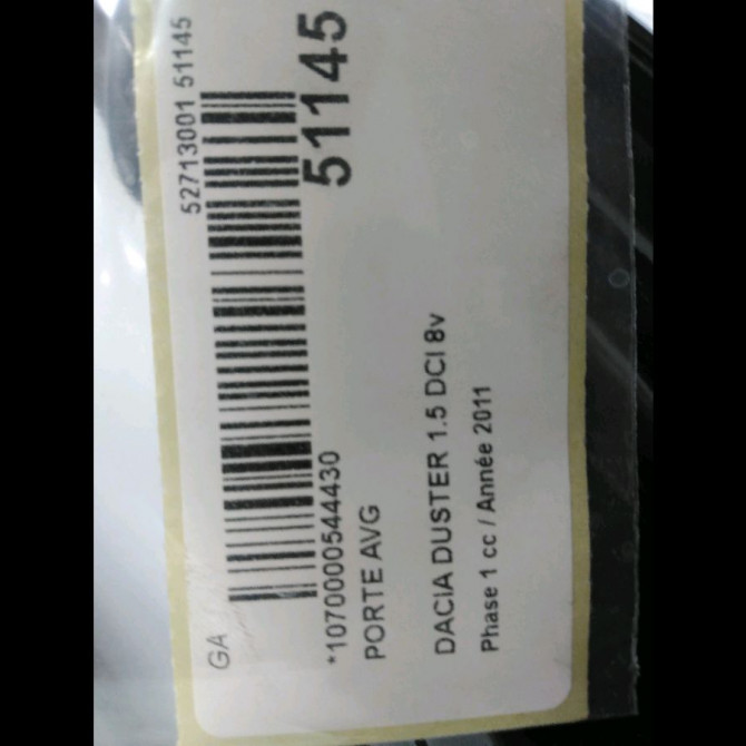 Porte avant gauche occasion DACIA DUSTER Phase 1 03-2010->12-2013 1.5 DCI 8v 110ch 801015127R 5