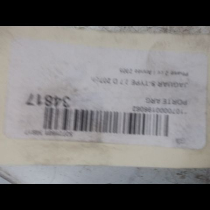 Porte arrière gauche occasion JAGUAR S-TYPE Phase 2 01-2002->12-2007 2.7 D 207ch XR828669 3