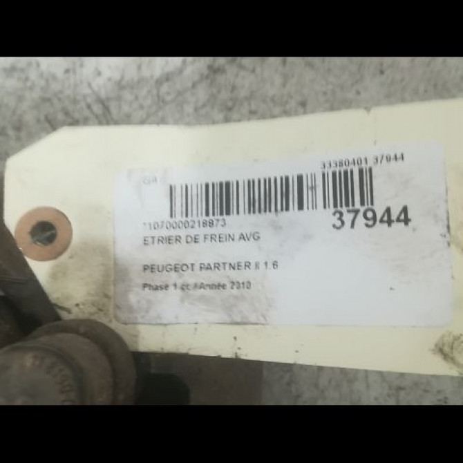 Etrier de frein avant gauche occasion PEUGEOT PARTNER II Phase 1 05-2008->03-2012 1.6 HDI 90ch 4400V7 3