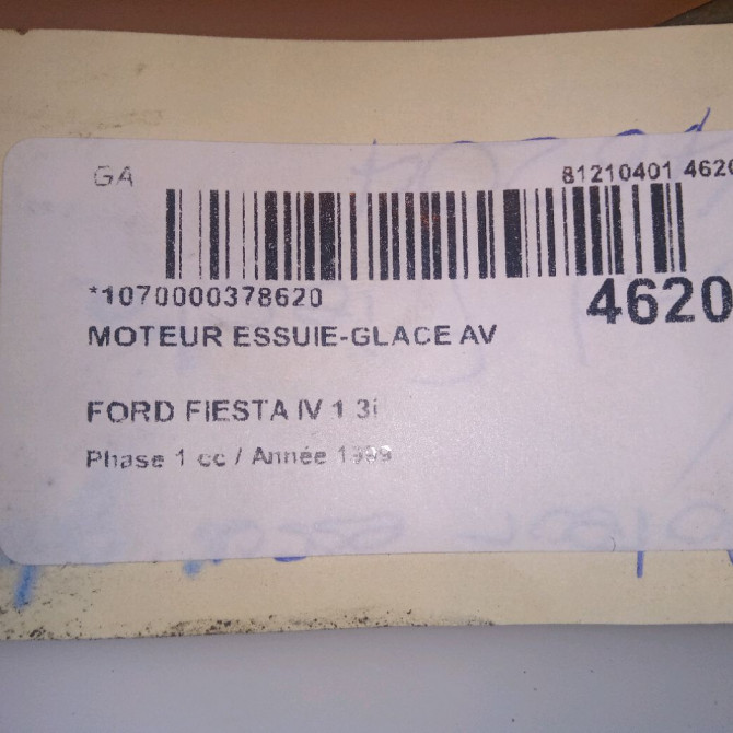Moteur essuie-glace avant occasion FORD FIESTA IV Phase 1 09-1995->09-1999 1.3i 1008772 4