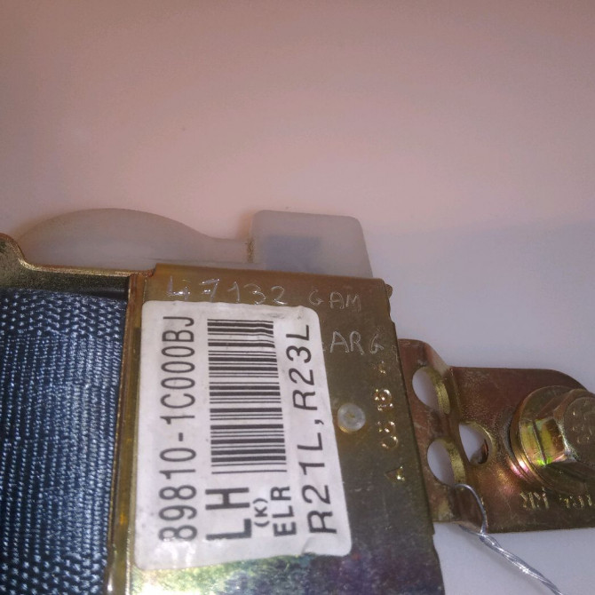 Ceinture arrière gauche occasion HYUNDAI GETZ Phase 1 09-2002->11-2005 1.1i 898101C000BJ 3