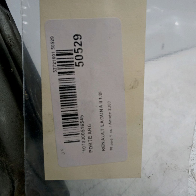 Porte arrière gauche occasion RENAULT LAGUNA II Phase 1 11-2000->03-2005 1.8i 117ch 7751471660 3