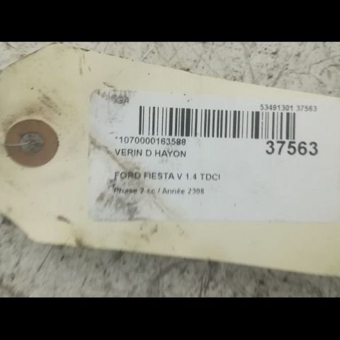 Verin droit hayon occasion FORD FIESTA V Phase 2 10-2005->10-2008 1.4 TDCI 1460415 2