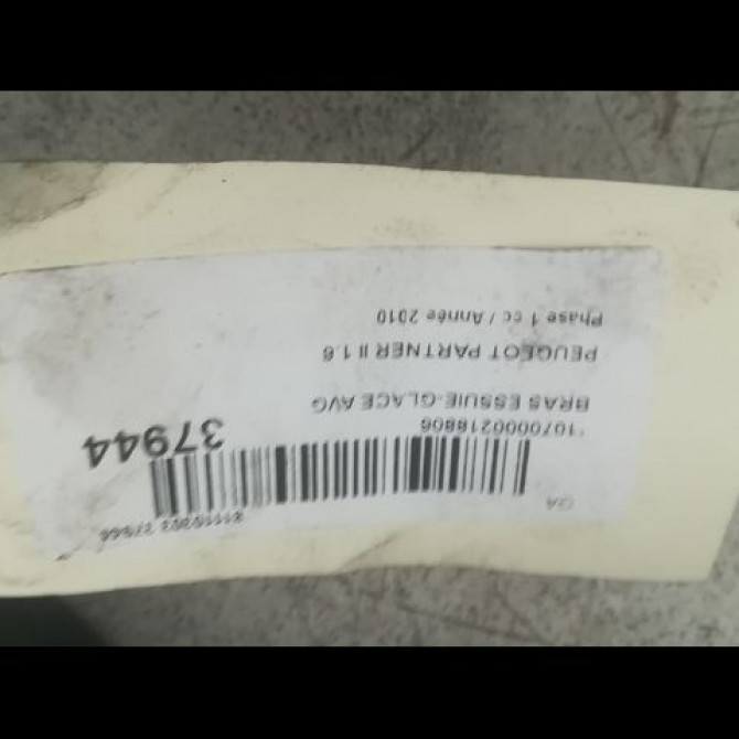 Bras essuie-glace avant gauche occasion PEUGEOT PARTNER II Phase 1 05-2008->03-2012 1.6 HDI 90ch 6429FG 2