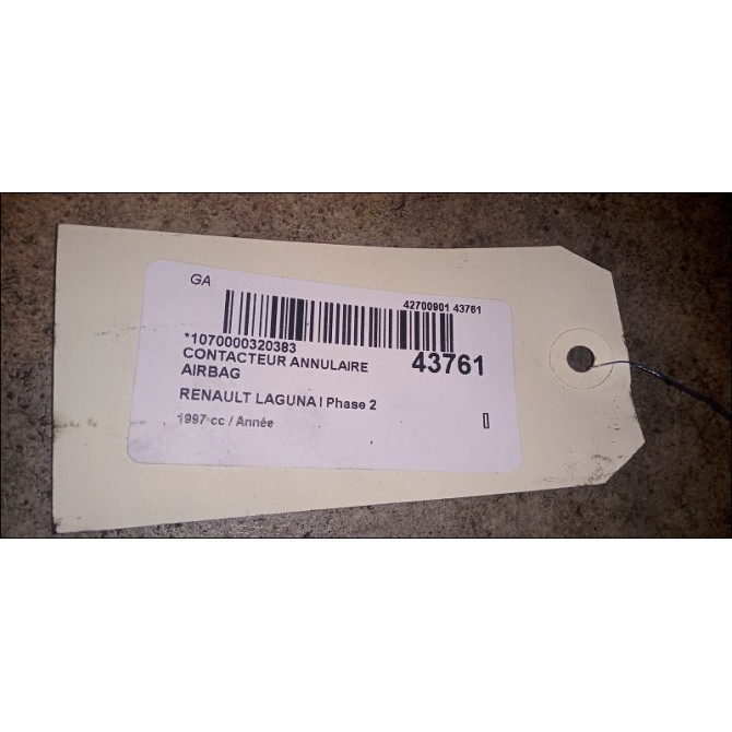 occasion RENAULT LAGUNA I Phase 2 04-1998->11-2000 7701038332 4