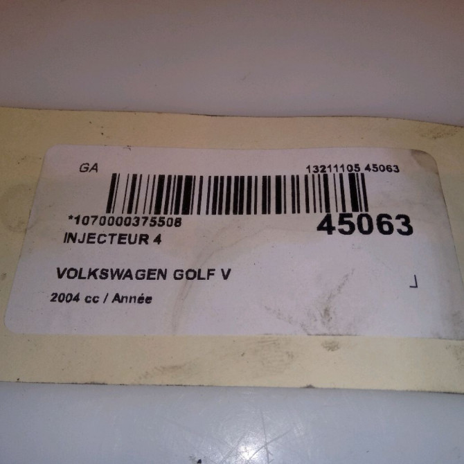 occasion VOLKSWAGEN GOLF V Phase 1 11-2003->10-2008 2.0 TDI 140ch 3