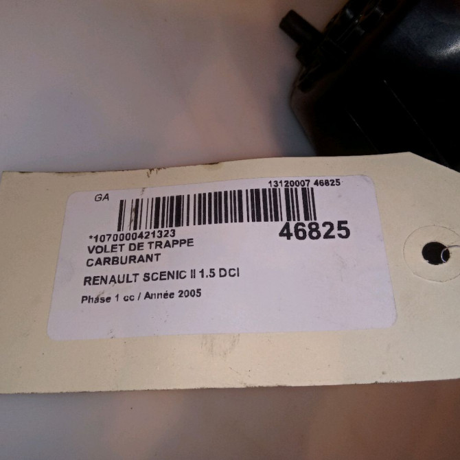 Volet de trappe carburant occasion RENAULT SCENIC II Phase 1 03-2004->09-2006 1.5 DCI 100ch 8200139542 4