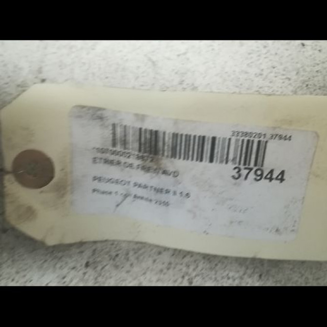 Etrier de frein avant droit occasion PEUGEOT PARTNER II Phase 1 05-2008->03-2012 1.6 HDI 90ch 4400V8 3