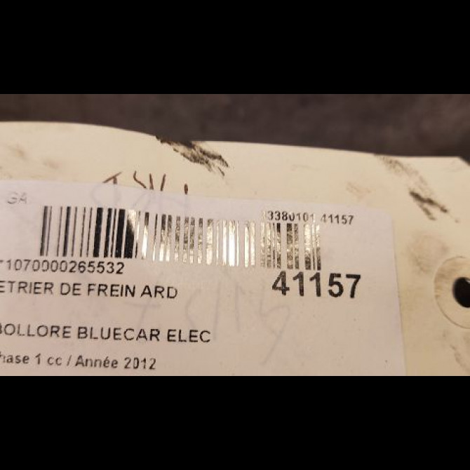 Etrier de frein arrière droit occasion BOLLORE BLUECAR Phase 1 01-2011->... ELEC 3