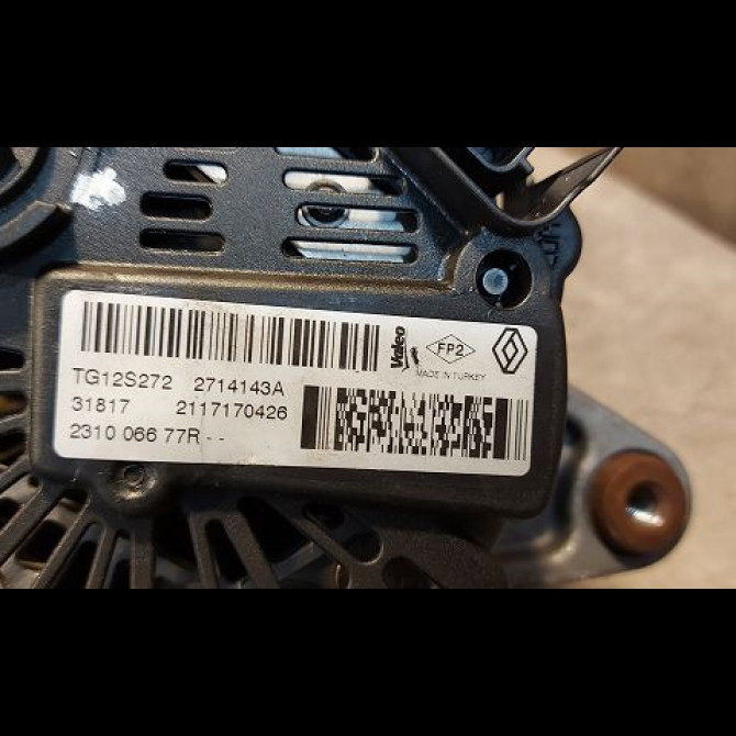 Alternateur occasion RENAULT CAPTUR Phase 1 02-2013->... 1.2i 118 16V 231006677R 3