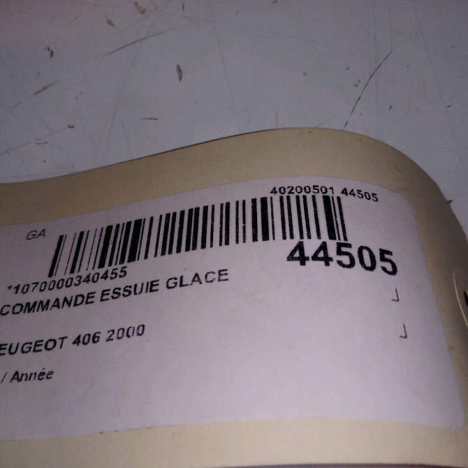 Commande essuie glace occasion PEUGEOT 406 6239A8 4