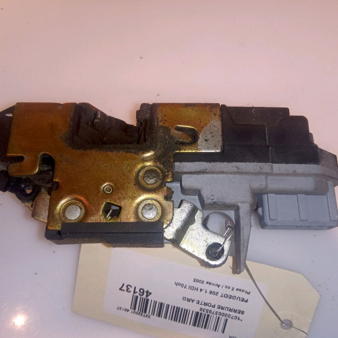 Serrure porte arg occasion PEUGEOT 206 Phase 2 02-2003->02-2009 1.4 HDI 70ch 9137E5 3