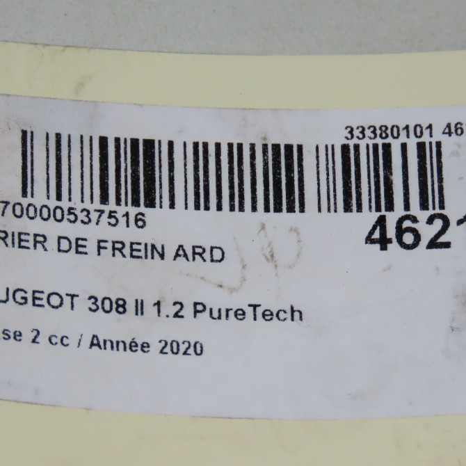 Etrier de frein arrière droit occasion PEUGEOT 308 II Phase 1 04-1995->04-1999 1.2 PureTech 110ch 1611331080 6