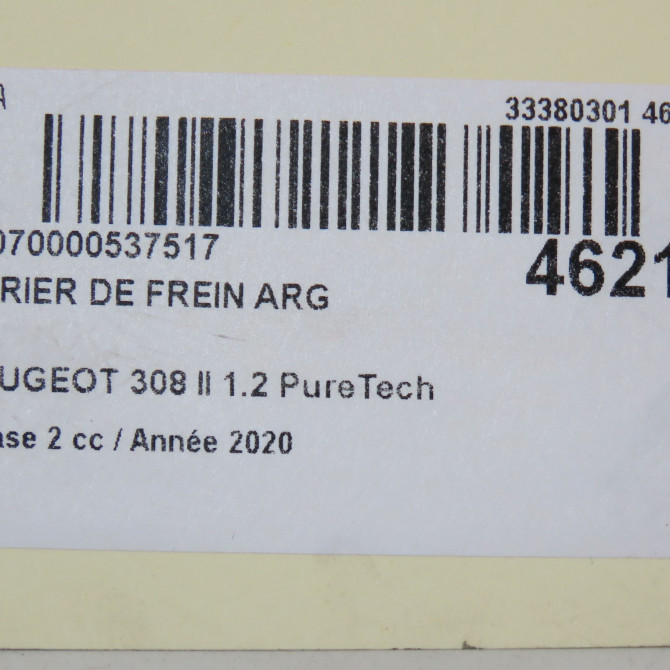 Etrier de frein arrière gauche occasion PEUGEOT 308 II Phase 1 04-1995->04-1999 1.2 PureTech 110ch 1611330980 6