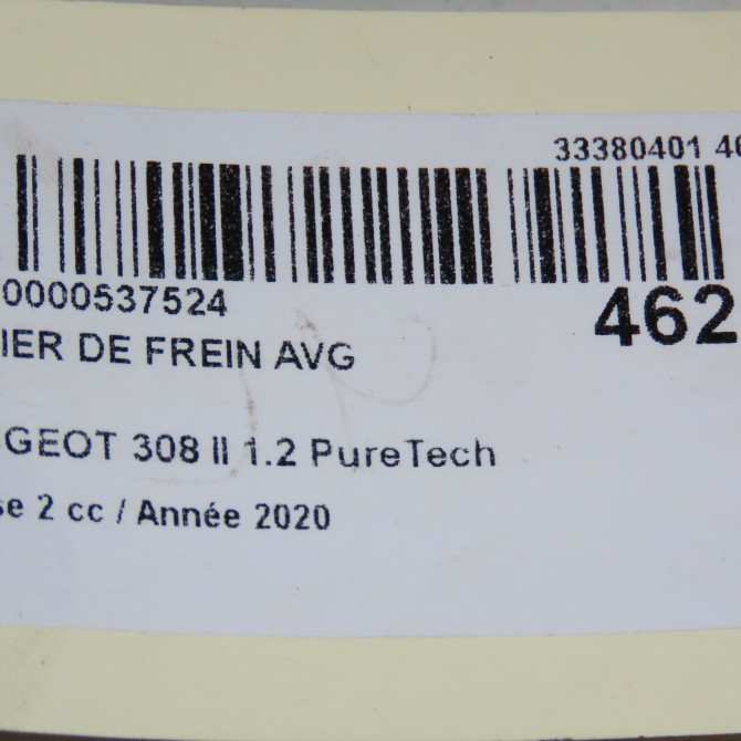 Etrier de frein avant gauche occasion PEUGEOT 308 II Phase 1 04-1995->04-1999 1.2 PureTech 110ch 1610428180 6