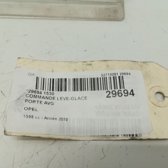 Commande lève-glace porte avant gauche occasion OPEL MERIVA I Phase 2 01-2006->09-2010 1.6 TWINPORT 5