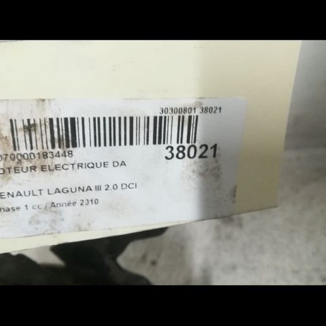 Moteur electrique de direction assistée occasion RENAULT LAGUNA III Phase 1 10-2007->10-2010 2.0 DCI 150ch 491103313R 4