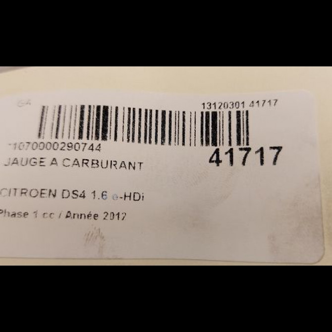 Jauge a carburant occasion CITROEN DS4 Phase 1 01-2011->03-2016 1.6 e-HDi 110ch 1525WL 3