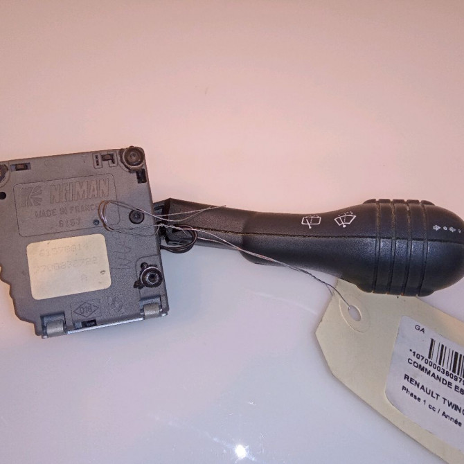 Commande essuie glace occasion RENAULT TWINGO I Phase 1 04-1993->08-1998 1.2i 60ch 7700832722 1