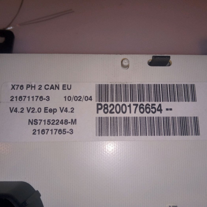 Compteur occasion RENAULT KANGOO I Phase 1 09-1997->06-2003 1.2i 16v 75ch 8200176652 3