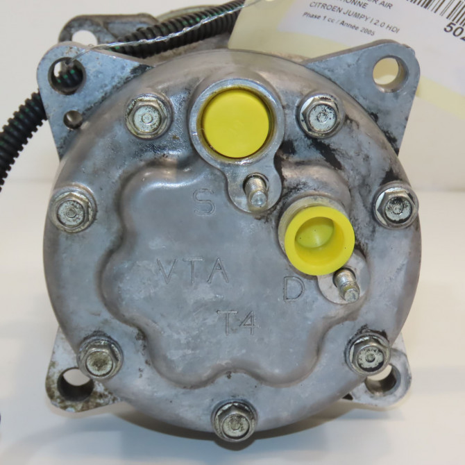 Compresseur air conditionne occasion CITROEN JUMPY I Phase 1 09-1995->12-2003 2.0 HDI 95ch 6453QV 3