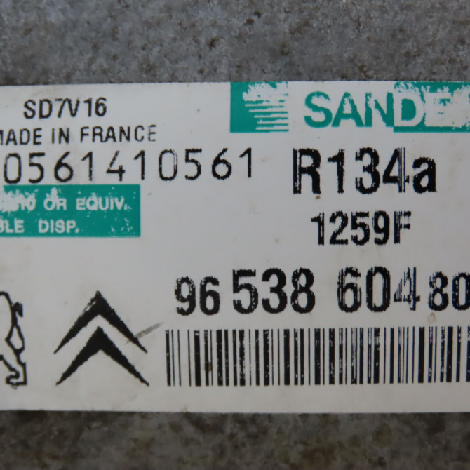 Compresseur air conditionne occasion CITROEN JUMPY I Phase 1 09-1995->12-2003 2.0 HDI 95ch 6453QV 5