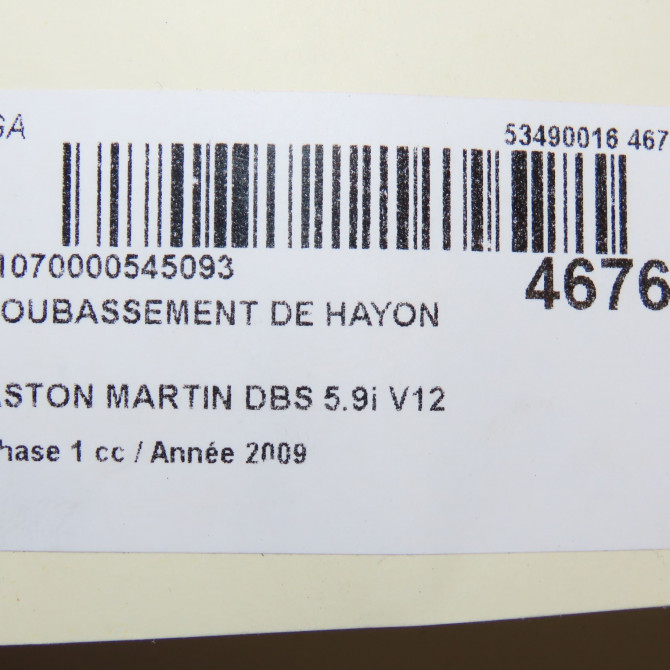 Soubassement de hayon occasion 5