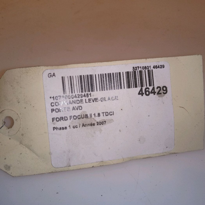 Commande lève-glace porte avant droite occasion FORD FOCUS II Phase 1 09-2004->12-2007 1.8 TDCI 115ch 1471913 4