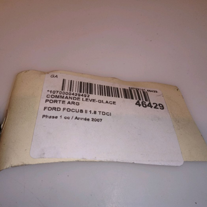 Commande leve-glace porte arrière gauche occasion FORD FOCUS II Phase 1 09-2004->12-2007 1.8 TDCI 115ch 4