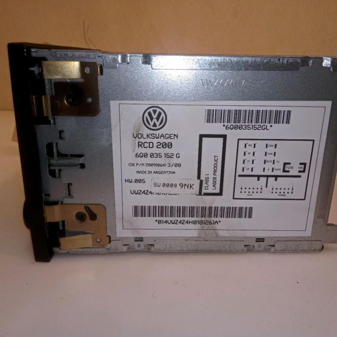 Autoradio occasion VOLKSWAGEN POLO IV Phase 2 05-2005->09-2009 1.4 TDI 70ch 3