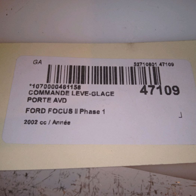 Commande lève-glace porte avant droite occasion FORD FOCUS II Phase 1 09-2004->12-2007 3