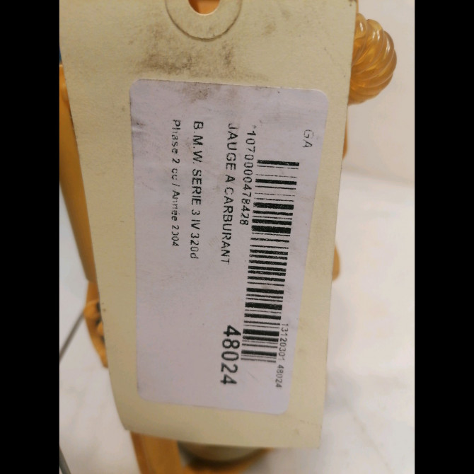 Jauge a carburant occasion B.M.W. SERIE 3 IV Phase 2 09-2001->03-2005 320d 16116768788 5