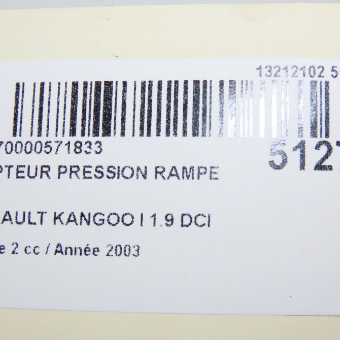 occasion RENAULT KANGOO I Phase 2 03-2003->06-2010 1.9 DCI 8v 85ch 7701478058 5