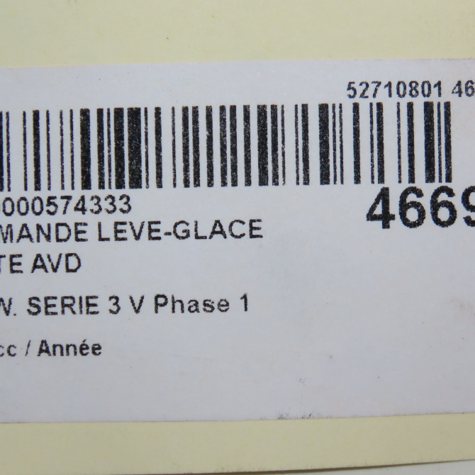 Commande lève-glace porte avant droite occasion B.M.W. SERIE 3 V Phase 1 03-2005->09-2008 61316945876 4