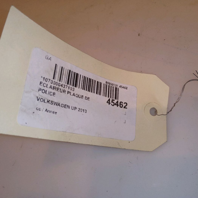 Eclaireur plaque de police occasion VOLKSWAGEN UP 4
