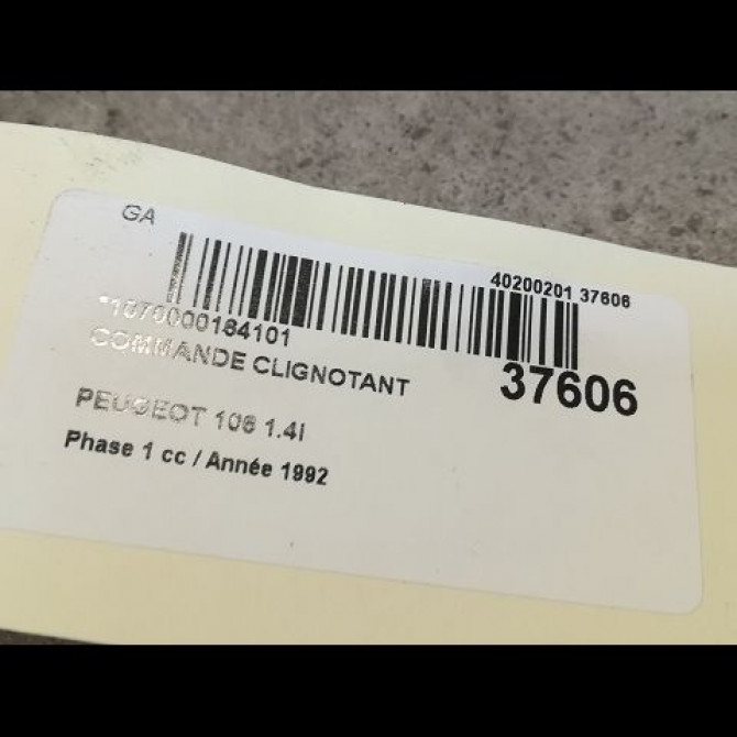 Commande clignotant occasion PEUGEOT 106 Phase 1 09-1991->04-1996 1.4i 625357 3